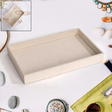 Velvet Jewellery Tray 21x12Cm (1Pc) - Justgrabit Inc.