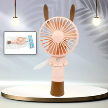 Portable Small Fan Handheld, Mini Student Handheld Dormitory Class Personal Fan Without Battery & USB Cable Operated Manual Hand Press Fan (1 Pc) - Justgrabit Inc.
