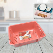 All - in - One Sink Organizer: Drying Rack, Drain Basket & Storage (1 Pc) - justgrabit.in | Just Grab It