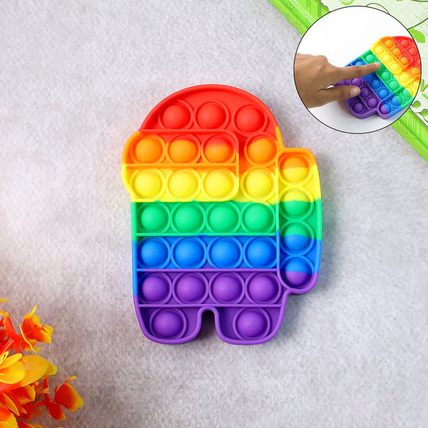 Premium Astronaut Silicone Pop It Fidget Toy (1 Pc) - justgrabit.in | Just Grab It