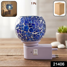 Kapoor Dani Mosaic Glass Electric Night Lamp (1 Pc) - justgrabit.in | Just Grab It