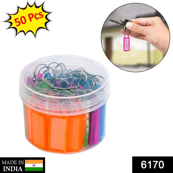 50Pc Keychain Tag Label Used For Decorative Purpose On Keys And All. - Justgrabit Inc.
