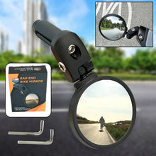 Bar End Bike Mirror: 360° Rotatable & Foldable (1 Pc) - Justgrabit Inc.