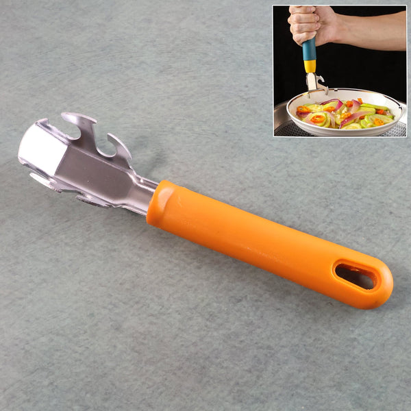 Multi - Functional Stainless Steel Hot Pot Gripper Clamp & Pan Lifter Tool (1 Pc) - justgrabit.in | Just Grab It