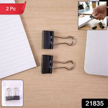 Binder Clip Paper Holder (2 Pc / 19mm) - justgrabit.in | Just Grab It