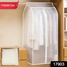 Extra - Long Hanging Garment Storage Cover (110 × 50 cm, 1 Pc) - justgrabit.in | Just Grab It