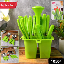 Supermom Premium Fancy Cutlery Set with Holder (24 Pc / Set) - Justgrabit Inc.
