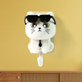 Cat Hook for Wall, Cute Cat Key Hook with Sunglasses (1 Pc) - justgrabit.in | Just Grab It