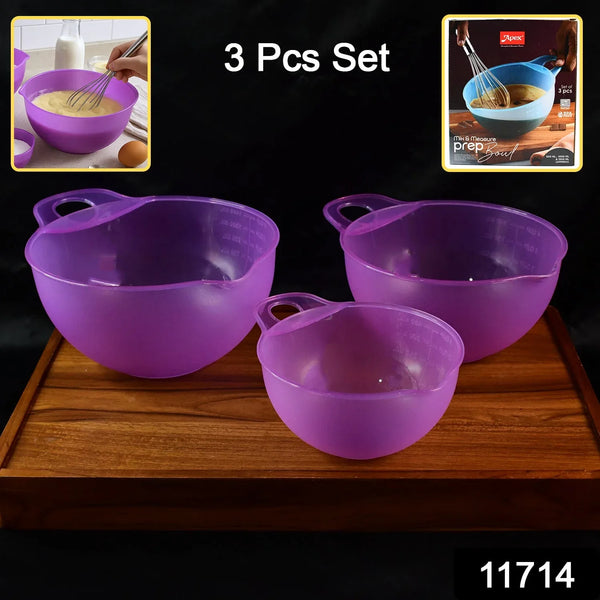 Apex Mix & Measure Prep Bowl Set – 3 Pieces - Justgrabit Inc.