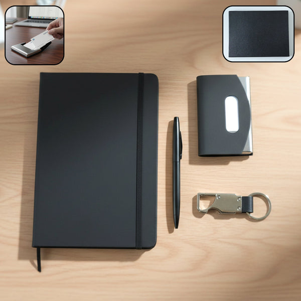 Premium 4 In 1 Travel Essentials Combo Executive Gift Set - justgrabit.in | Just Grab It