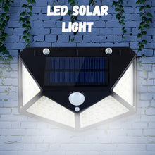 Outdoor Solar Lamp 100 LED Solar Light PIR Motion Sensor Wall Light ( 1 Pc) - justgrabit.in | Just Grab It