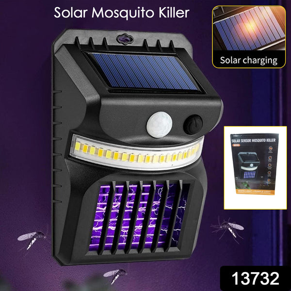 Bug Zapper Outdoor 2 in 1 Solar Mosquito Zapper Lamps (1 Pc) - justgrabit.in | Just Grab It