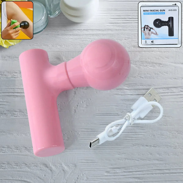 Black Mini Pocket Size Massager, Full Body Massager, Cordless One Button Operation for Body Pain & Relaxation - justgrabit.in | Just Grab It