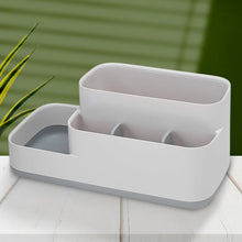 Plastic Multipurpose 5 Compartment Bathroom Desk Organizer Holder (1 Pc) - justgrabit.in | Just Grab It
