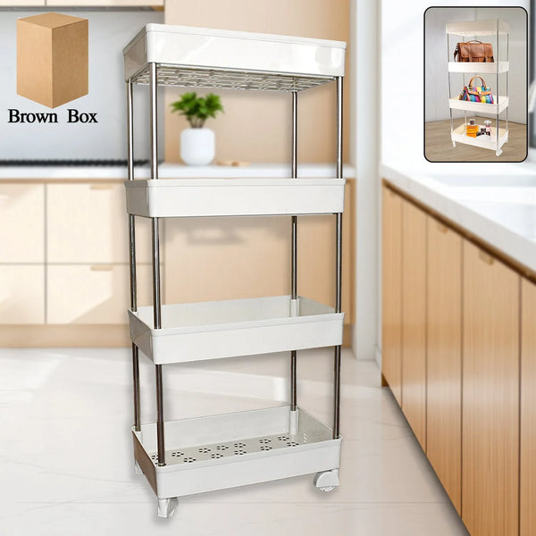 4 Layer Kitchen Rack For Holding And Placing Types Of Things - Justgrabit Inc.