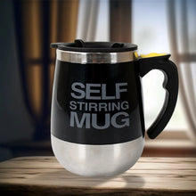 Self Stirring Mug With Lid used in all kinds of household and official places for serving drinks, coffee, any types of beverages etc. (1 Pc / 400 ML) - Justgrabit Inc.