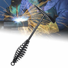 Welding Slag Removal Hammer with Coil Spring Handle | Heavy Duty Chipping Tool for Slag & Spatter Cleaning (1 Pc) - Justgrabit Inc.