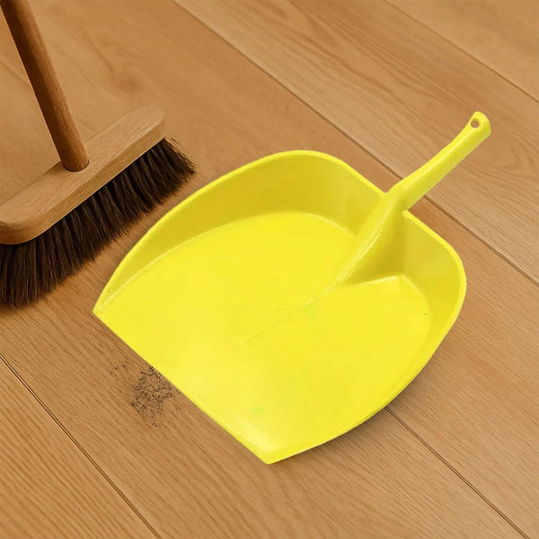 Dustpan with Long Handle, Dust Collection Dust Pan Tray for Kitchen, Home, Office, Bathroom Etc, Supdi (1 Pc / Multicolor ) - Justgrabit Inc.