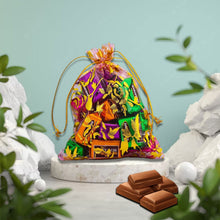Decorative Gift Potli with 10 Premium Chocolates – Reusable Festive Return Gift Hamper - justgrabit.in | Just Grab It