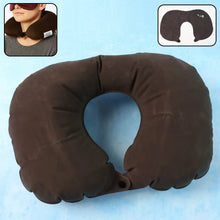 Inflatable U - Shaped Travel Neck Pillow (1 Pc) - justgrabit.in | Just Grab It