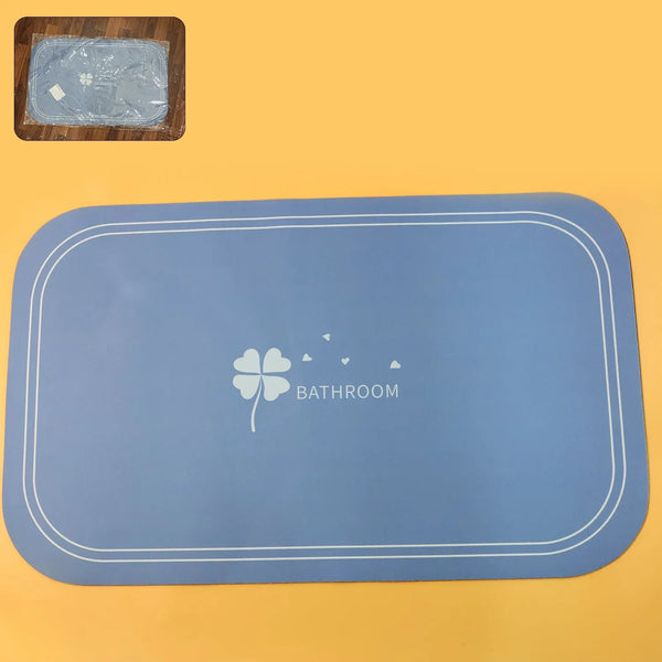 Anti - Slip Bathroom Floor Mat - 80 × 50 cm (1 Pc) - justgrabit.in | Just Grab It