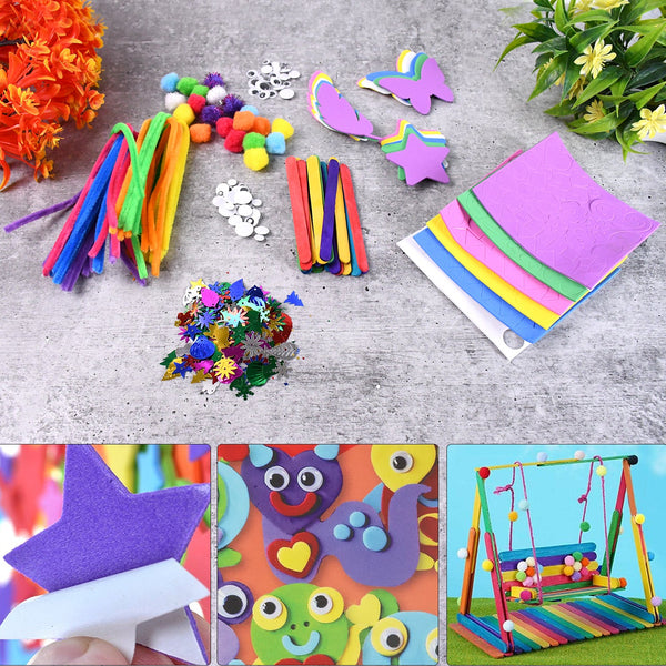 All - in - One Kids Arts & Crafts Supplies Kit – DIY Crafting Material Set - justgrabit.in | Just Grab It