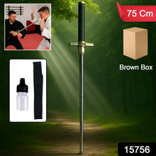 Safty Rod Lightweight Folding Walking Sticks with Nylon Bag Cover (75 Cm) - justgrabit.in | Just Grab It