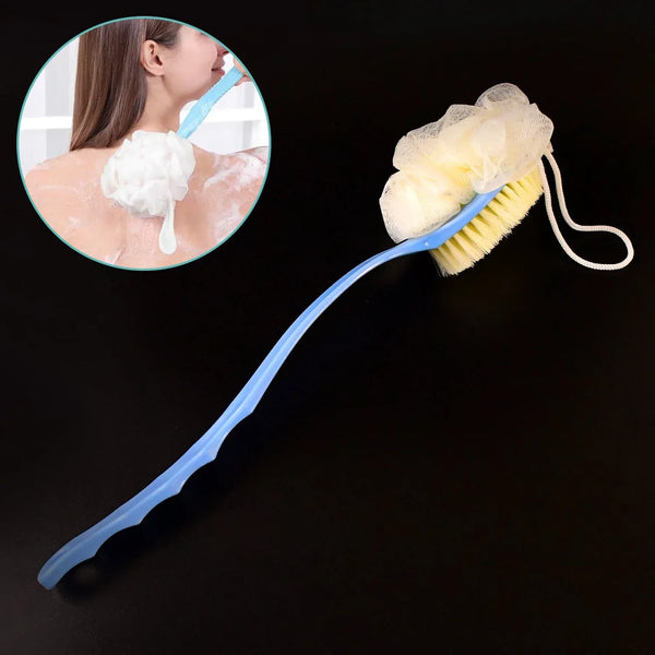 2in1 Bath Brush With Long Handle - justgrabit.in | Just Grab It
