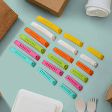 Food Bag Clip Sealer – Airtight Plastic Clips for Snacks, Kitchen & Camping (18 Pc Set) - Justgrabit Inc.