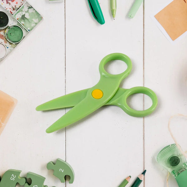 Plastic Safety Scissor, Pre - school Training Scissors (1 Pc) - Justgrabit Inc.