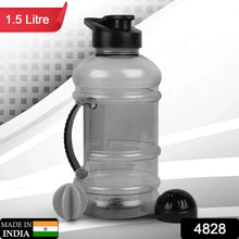 Sports Gym 1.5 Liters Gallon Water Bottle with Mixer and Strainer - Justgrabit Inc.