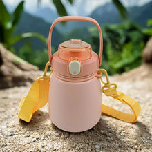 Stainless Steel Mug / Bottle Vacuum Insulated Cup with Handle & Strap, Tumbler (1000 ML) - justgrabit.in | Just Grab It