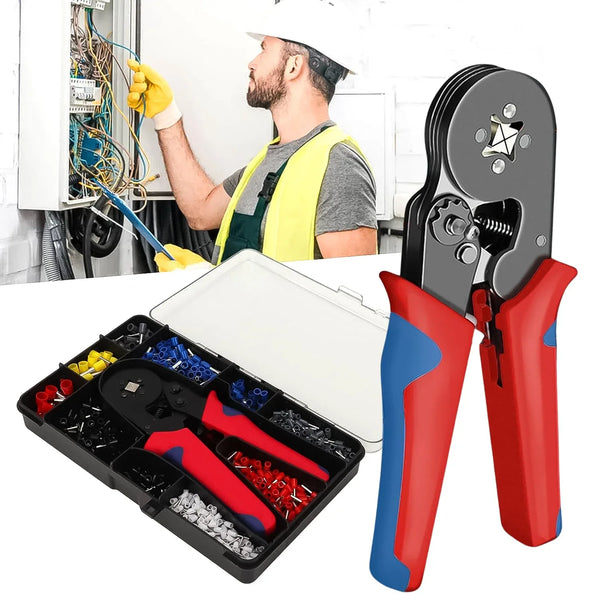 Wire Ferrule Kit with 1200PCS Wire End Ferrules & Crimper Plier - Justgrabit Inc.