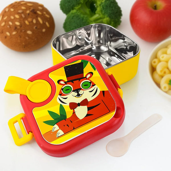 Ganesh Tangy Kids Stainless Steel Lunch Box - Justgrabit Inc.