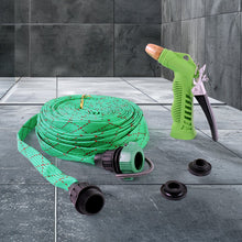 Approx 10 Meter Flexible Garden Water Pipe with High - Pressure Spray Nozzle - justgrabit.in | Just Grab It