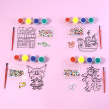Kids Paint Coloring & Craft Activity Set with Beads (Mix Design, 1 Set) - justgrabit.in | Just Grab It