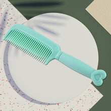 Plastic Hair Comb with Heart - Shaped Handle (1 Pc) - justgrabit.in | Just Grab It