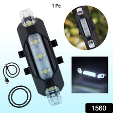 Rechargeable LED Bicycle Front & Rear Safety Light (1 Pc) - justgrabit.in | Just Grab It