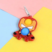 Themed Iron Man Shape Keychain Pop It Toy (1 Pc) - Justgrabit Inc.