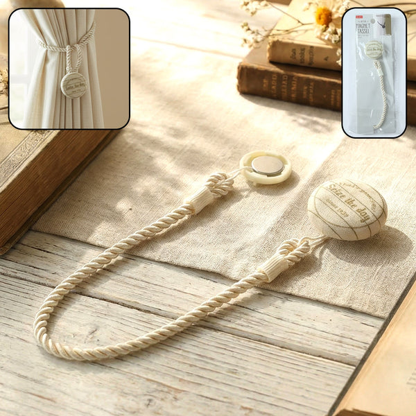 Elegant Magnetic Curtain Tieback (1 Pc) - justgrabit.in | Just Grab It