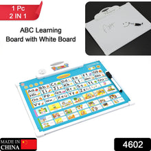 Learning Board 2in1 - Educational PAD for Kids Musical Board for Alphabet ABC Learning Toy Play Mat & Drawing with One Doodle Pen - justgrabit.in | Just Grab It
