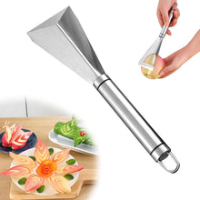 Stainless Steel Fruit Carving Knife - V Shape Channel Knife Tool (1 Pc) - justgrabit.in | Just Grab It