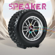 Portable Tyre / Wheel Shape Wireless Bluetooth Speaker (1 Pc) - justgrabit.in | Just Grab It