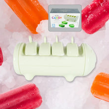Cartoon Ice Candy Mold – 4 - Cup Multicolor Set (1 Pc) - Justgrabit Inc.