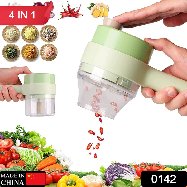 4 in 1 Electric Handheld Cooking Hammer Vegetable Cutter Fruit Slicer - justgrabit.in | Just Grab It