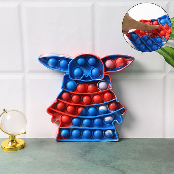 Premium Cartoon Shape Silicone Pop It Fidget Toy (1 Pc) - justgrabit.in | Just Grab It