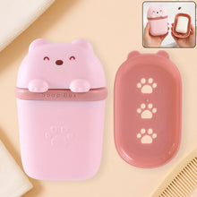 Cute Bear Shaped Soap Case ,Sabudani (1 Pc) - Justgrabit Inc.