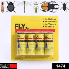 Fly, Mosquito & Insect Catcher Adhesive Sticky Glue Strips - justgrabit.in | Just Grab It