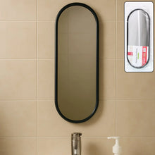 Modern Oval Wall - Mounted Bathroom Mirror (1 Pc) - Justgrabit Inc.