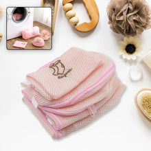 5pc Zippered Mesh Laundry Wash Bags Foldable Delicates Lingerie Socks, Underwear Blouse, Hosiery, Stocking and Lingerie Washing Machine Clothes Protection Net (5 Pc Set) - Justgrabit Inc.